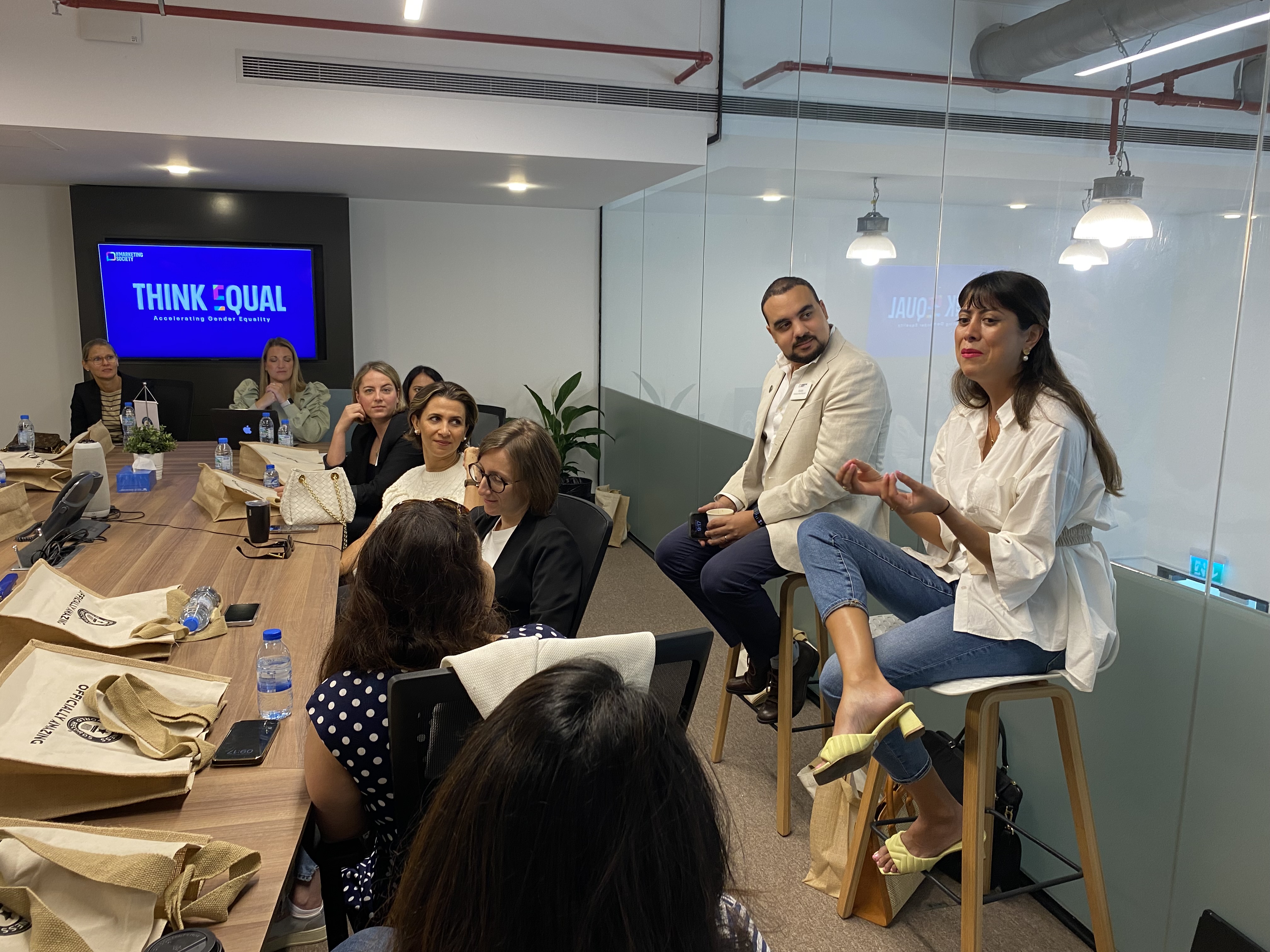 Think Equal event in UAE with The Marketing Society 
