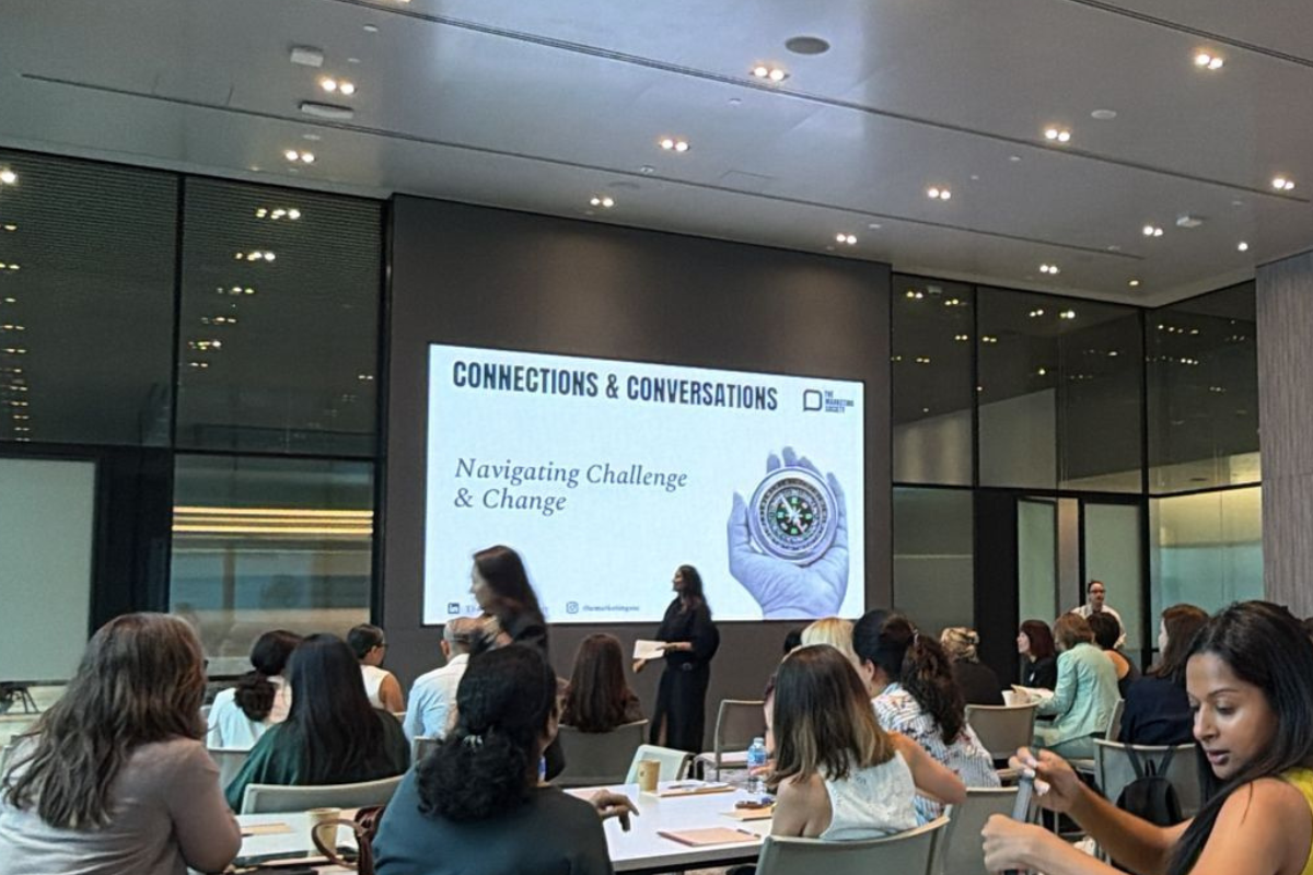 people attending The Marketing Society event in Singapore