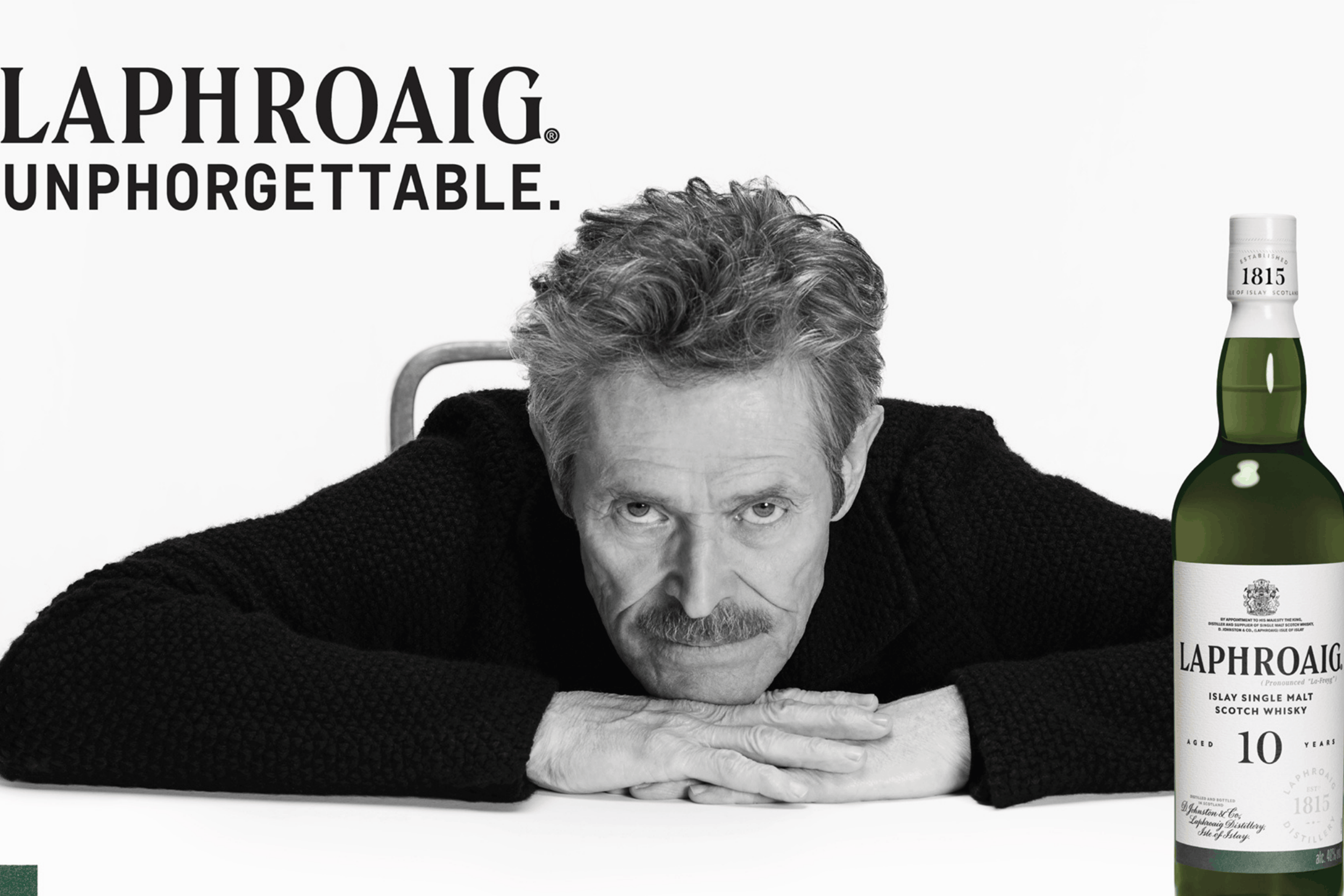 Laphroaig x Willem Dafoe, Suntory Global Spirits