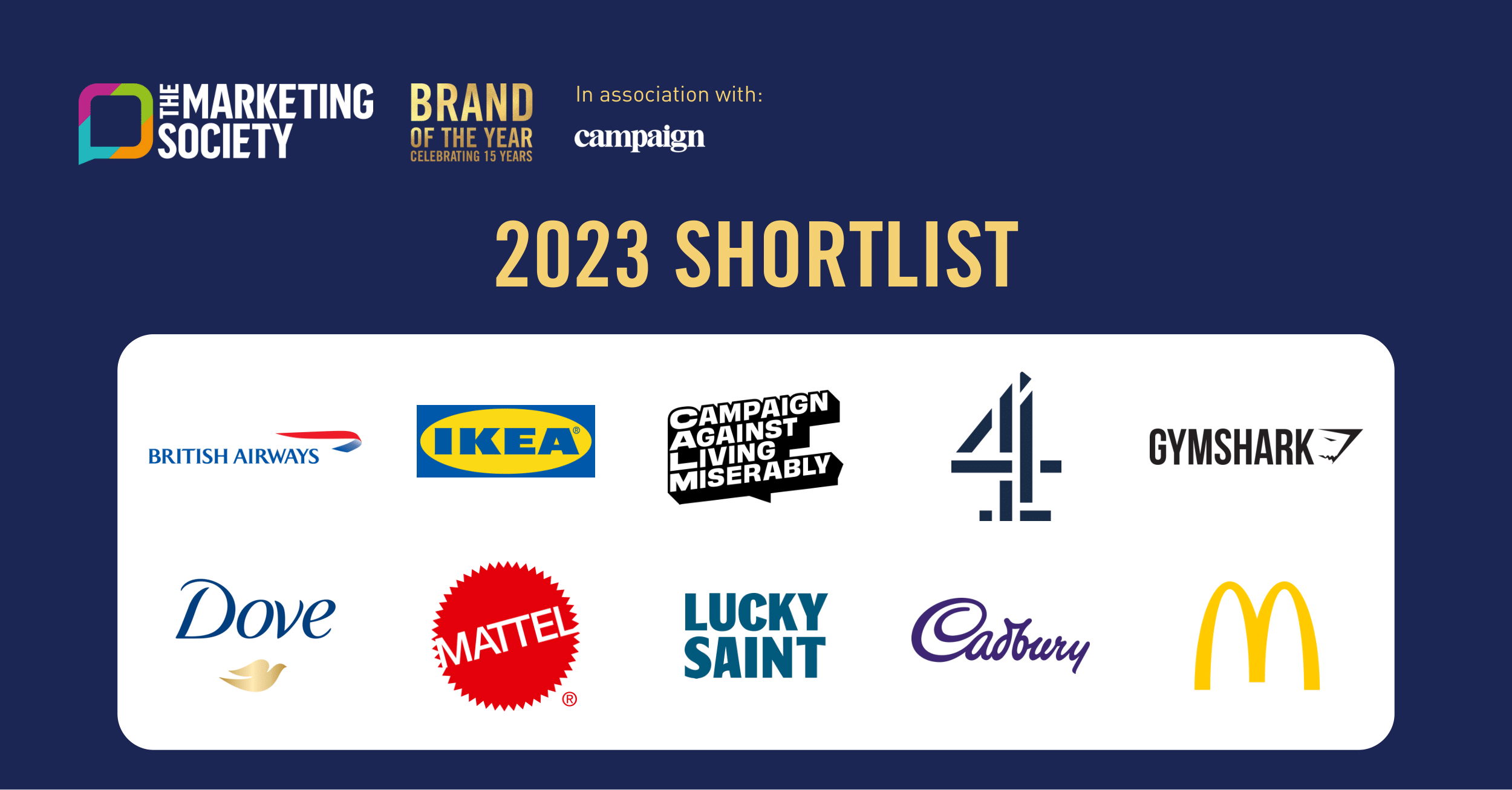 Brand of The Year 2023 Shortlist