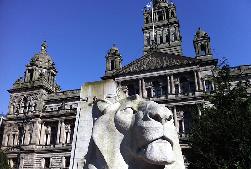 Glasgow’s George Square.