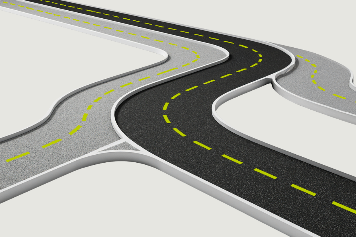 Three roads coming to one