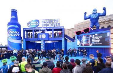 Live Experiences Trump Tv Ads At Super Bowl Bud Light The