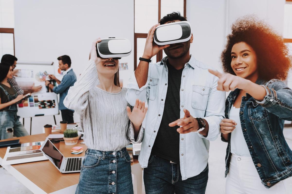 New normal - wearing visual head sets