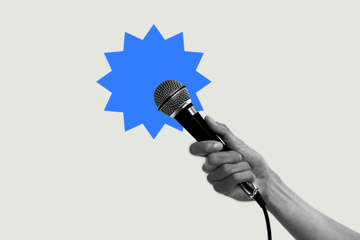arm with microphone