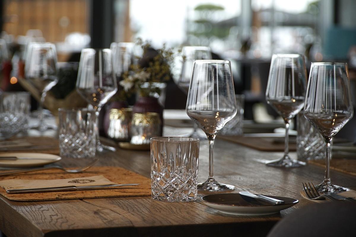 Table set for dinner