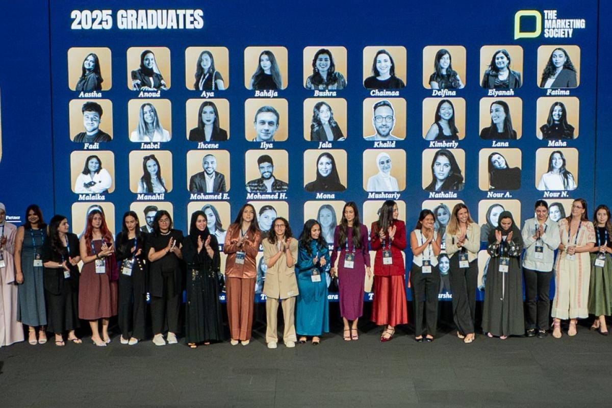 Scholars 2025 graduation on the stage UAE Conference 