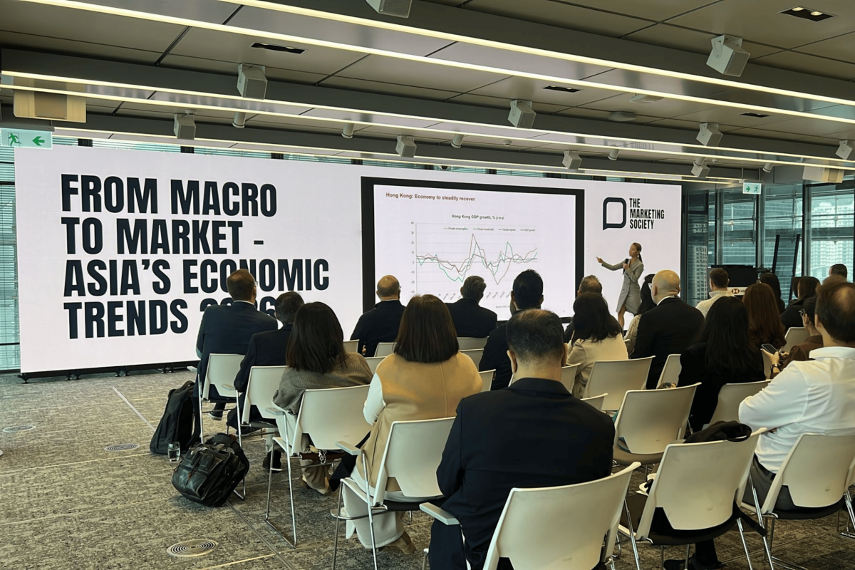 The Marketing Society event on economics Hong Kong