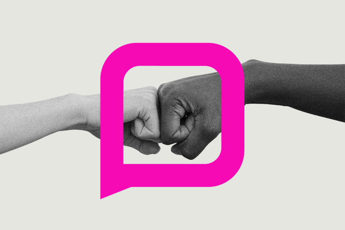 fist speech bubble