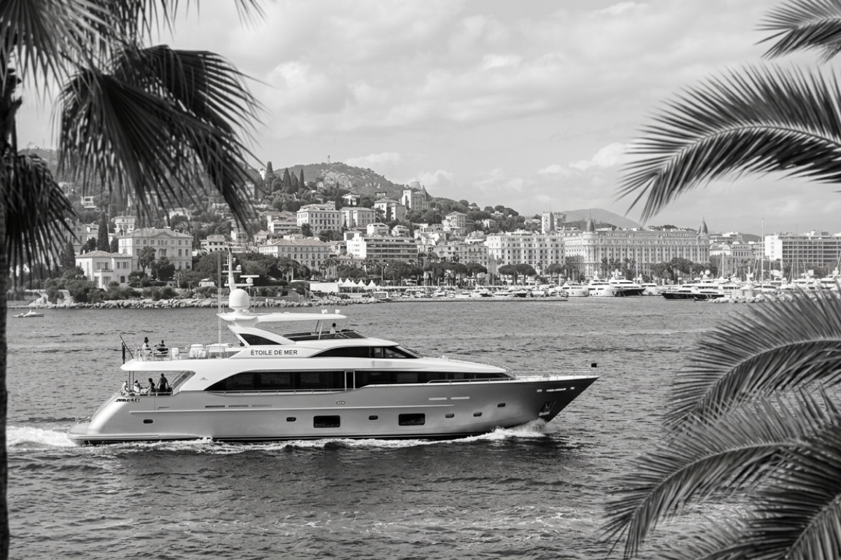 Yacht in Cannes