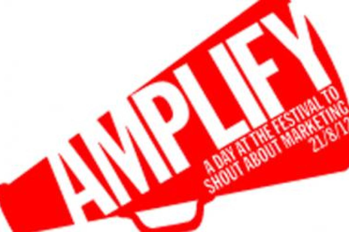 Amplify - A day at the festival to shout about marketing