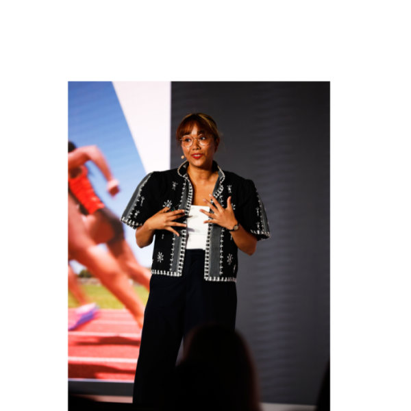 Rica Facundo, APAC WARC on stage at Cannes Lions 2025