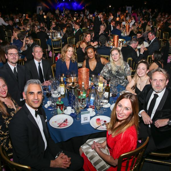 A table of people at The Marketing Society Annual Dinner