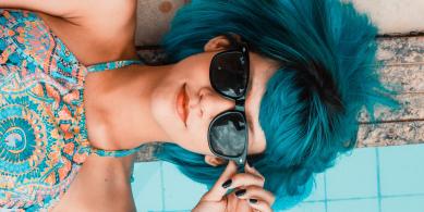 blue