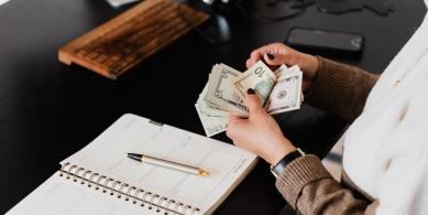 counting money