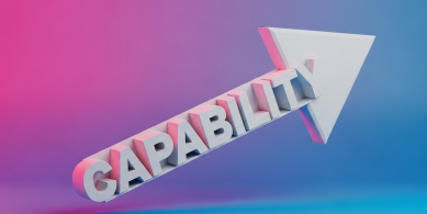 Arrow showing the word capablity