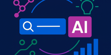 AI search icons graphic design