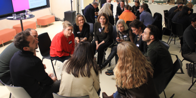 Member of The Marketing Society in a Connection Circle at an event