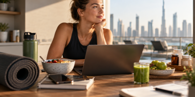 Sunlit Healthy Lifestyle Morning 