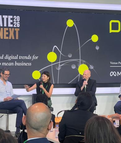 A panel discussion in the Navigate: Now & Next 2026 HK session