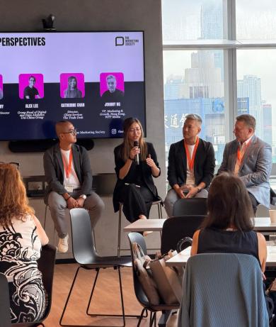 A panel discussion pic from the recently held 'Is TV Dead?' event in HK